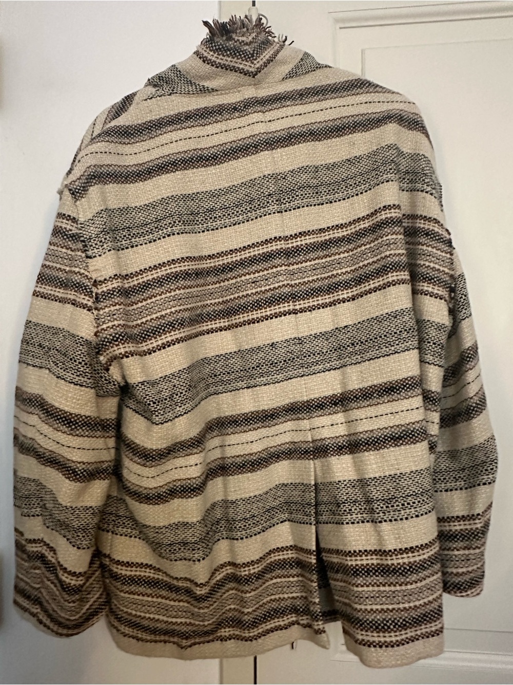 ISABEL MARANT ETOILE Josia Wool-Blend Striped Coat - Picture 8 of 9